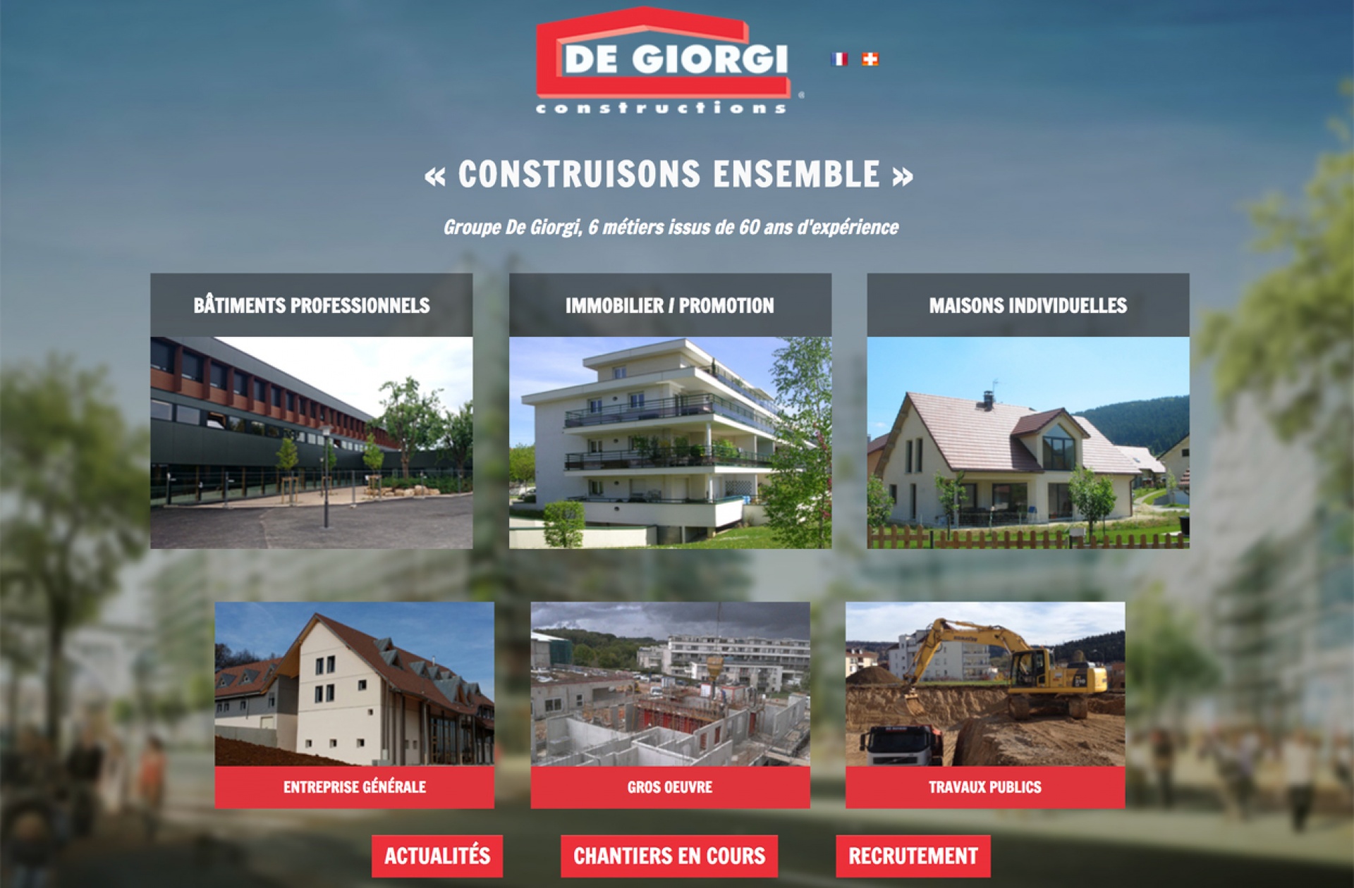 Exemple : Site web de la Société De Giorgi